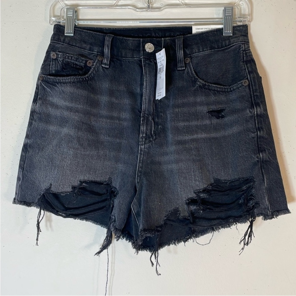 NWT American Eagle Comfort Stretch Highest Rise ‘90s Boyfriend Denim Shorts. 2.